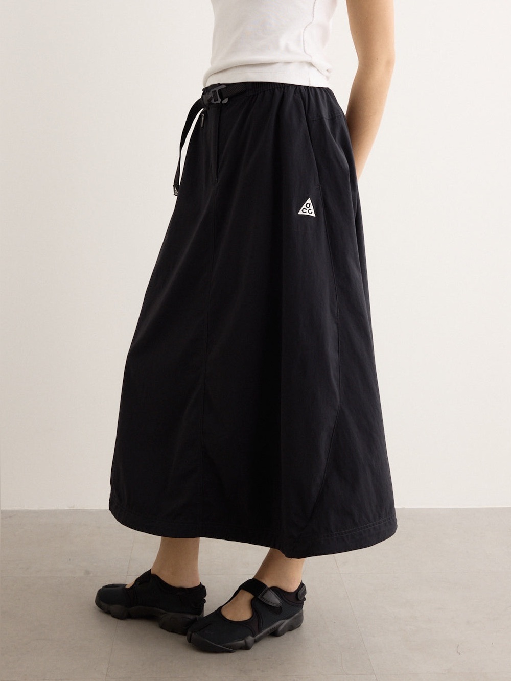 Nike ACG Smit Summit Black Maxi Skirt Size XS NWT